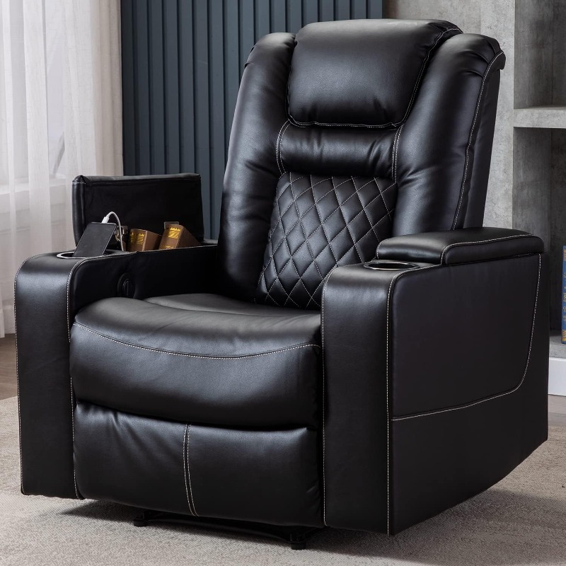 Home Cinema Couch - USB 포트와 컵홀더가 있는 CANMOV 전동