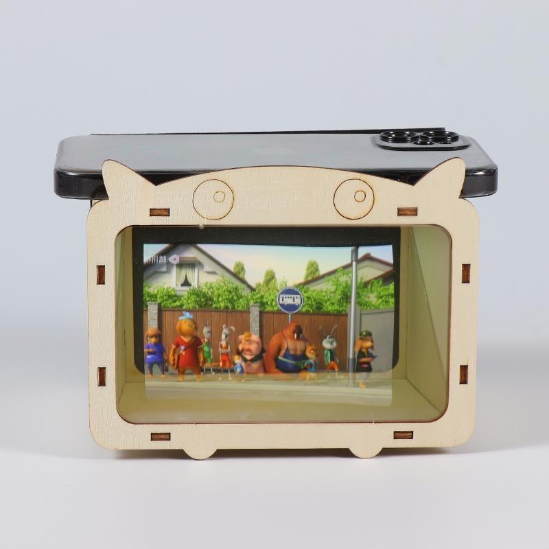 Home Cinema Diy - 1세트 DIY 홀로그램 디스플레이 3D 홀로그램