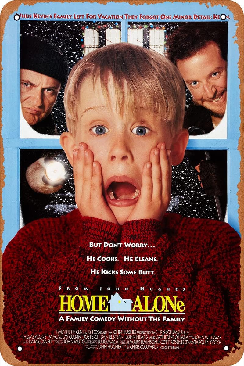 Home Cinema Decor - QIAN&XII 혼자 집에 영화 감상 포스터