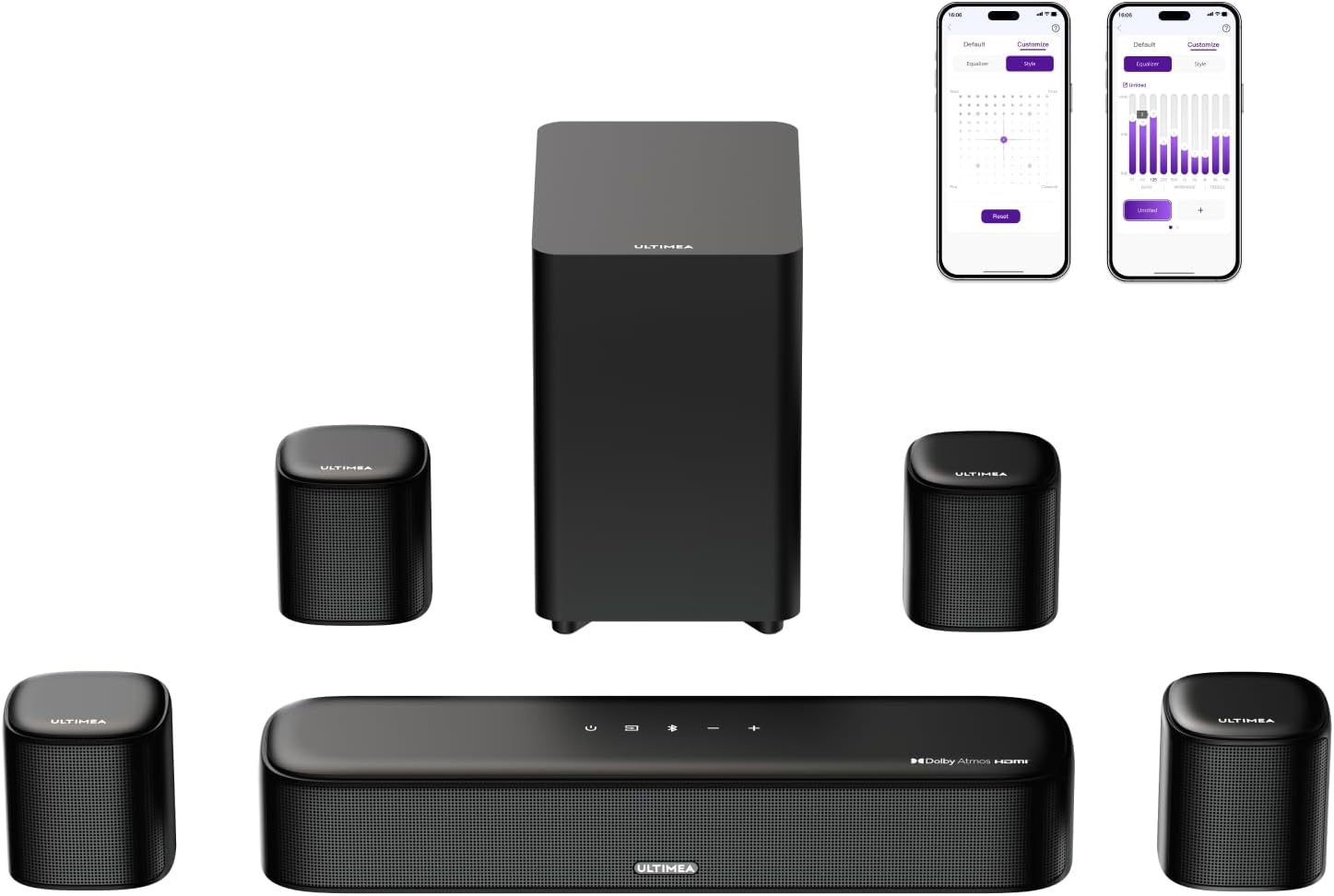 Home Cinema Dolby Atmos - 7.1채널 돌비 애트모스 서라운드 사운드 시스템