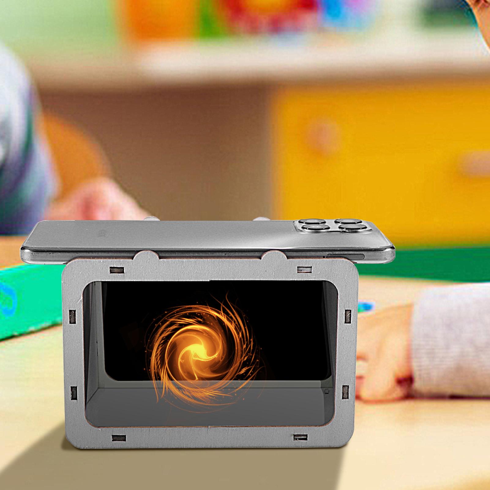 Home Cinema Diy - 휴대용 소형 홀로그램 휴대폰 프로젝터 DIY