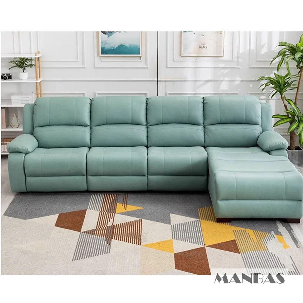 진짜 가죽 수동 전동 리클라이너 소파 극장용 파워 리클 - Home Cinema Couch 리뷰 및 가격