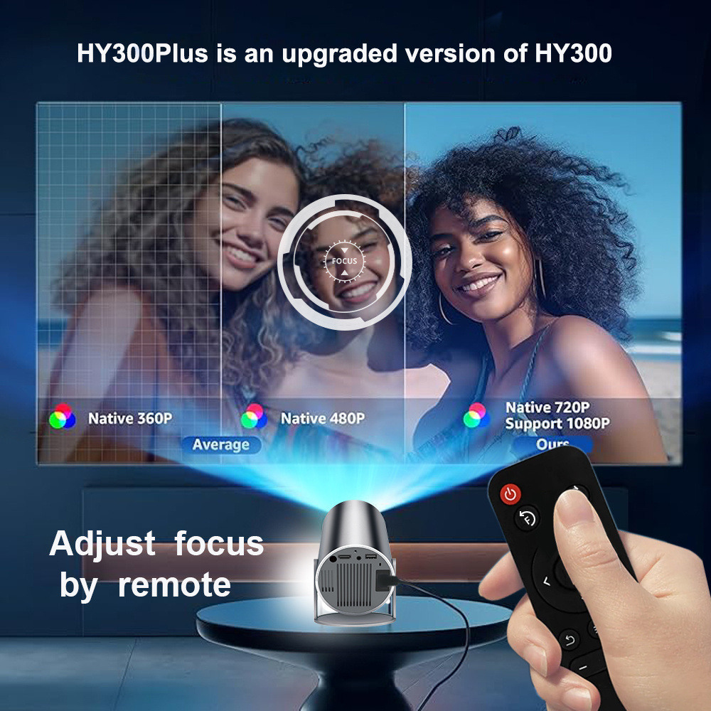 디통 HY300 플러스 HD 휴대용 프로젝터 4K 프로 - Video Home Cinema 리뷰 및 가격