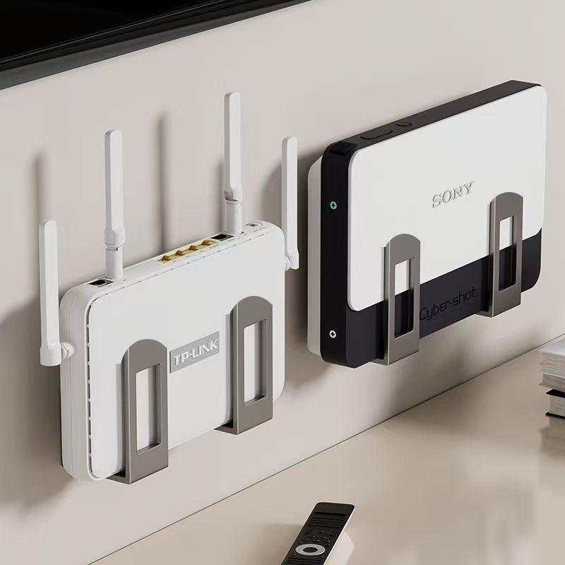 2Pcs 벽걸이형 라우터 보관함 Wifi 장치 지원 브 - Home Cinema Equipment 리뷰 및 가격