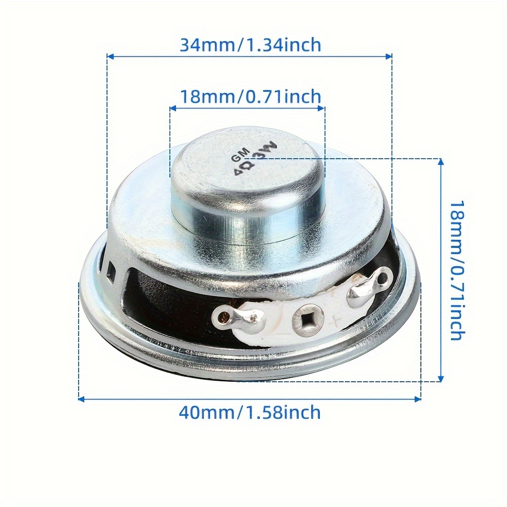 AUIN 2개 미니 1.5인치 풀레인지 휴대용 스피커  - Home Cinema Equipment 리뷰 및 가격