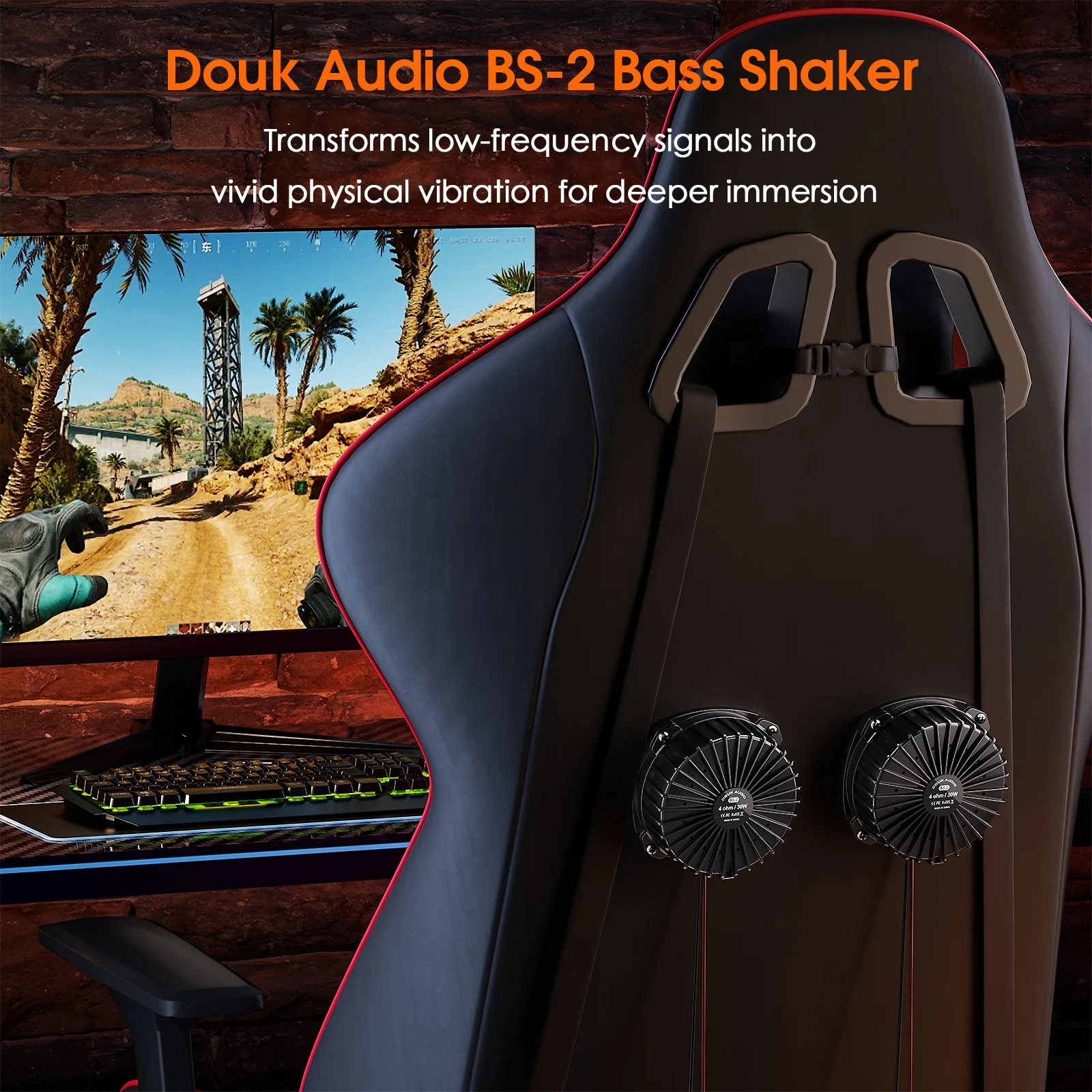 Douk Audio BS-2 30W 4Ω 게임용 의자용 - Home Cinema Equipment 리뷰 및 가격