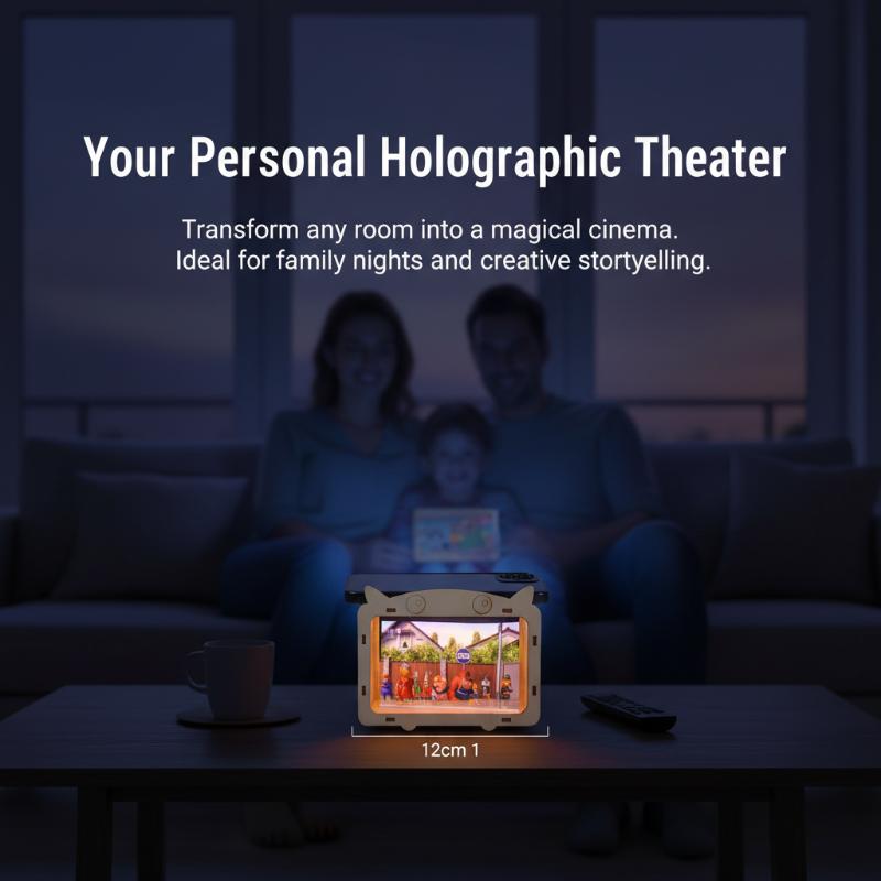 1세트 DIY 홀로그램 디스플레이 3D 홀로그램 프로젝 - Home Cinema Diy 리뷰 및 가격