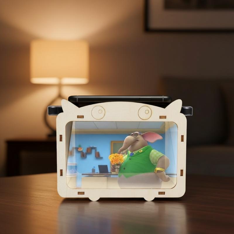 1세트 DIY 홀로그램 디스플레이 3D 홀로그램 프로젝 - Home Cinema Diy 리뷰 및 가격