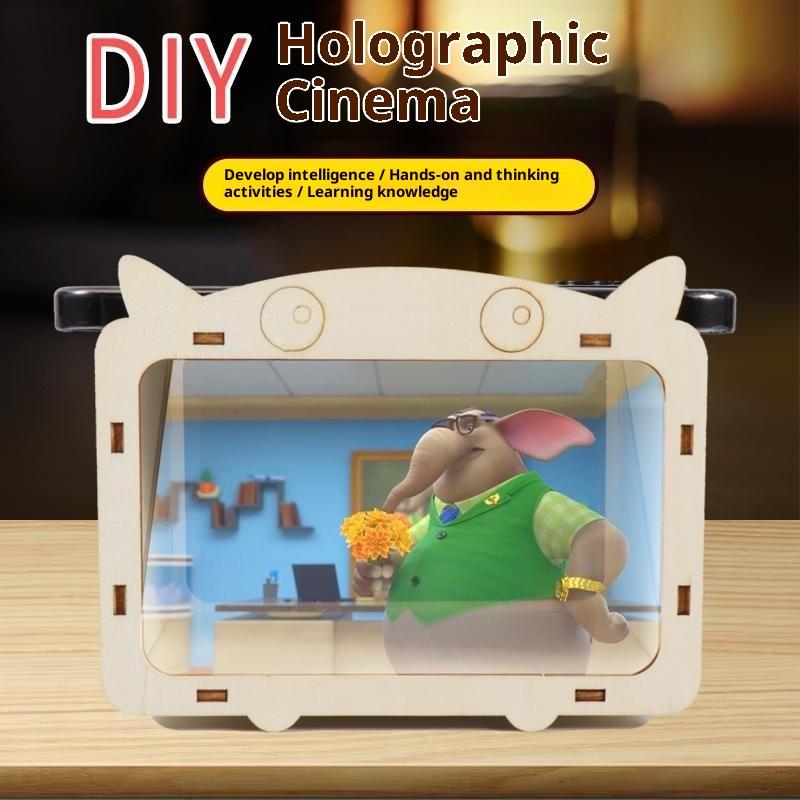 1세트 DIY 홀로그램 디스플레이 3D 홀로그램 프로젝 - Home Cinema Diy 리뷰 및 가격
