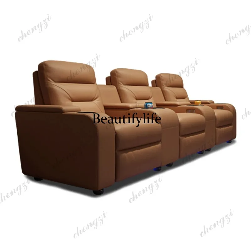 A49 가죽 소파 세트, 전동 리클라이닝 시트 포함,  - Home Cinema Couch 리뷰 및 가격