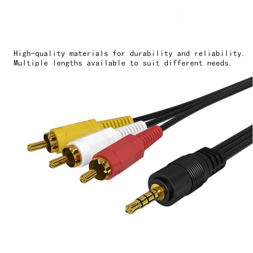 3.5mm ~ 3 RCA 오디오 비디오 케이블 TV 증 - Video Home Cinema 리뷰 및 가격