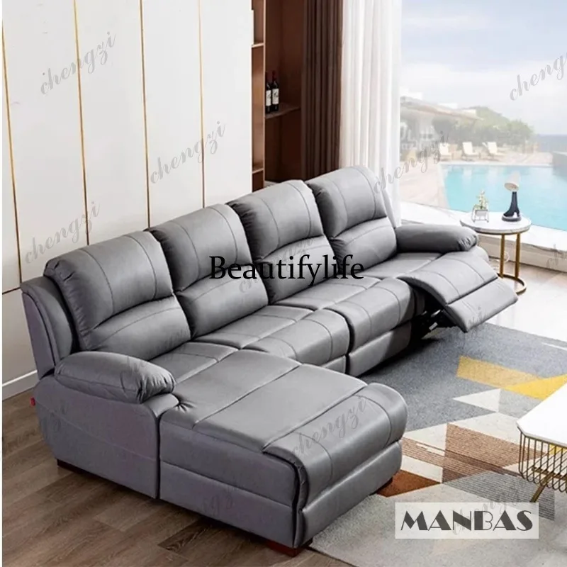 01A 가죽 수동 전동 리클라이너 소파 극장용 파워 리 - Home Cinema Couch 리뷰 및 가격