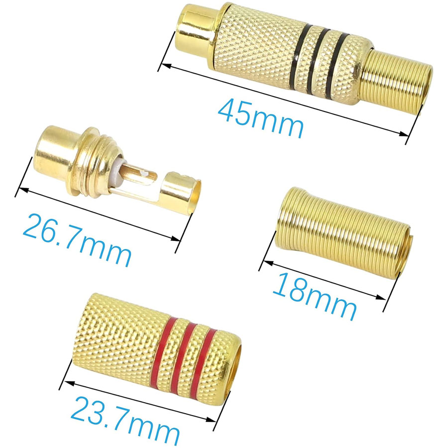홈 시어터 스피커 앰프 시스템 AV 터미널용 4PCS  - Video Home Cinema 리뷰 및 가격