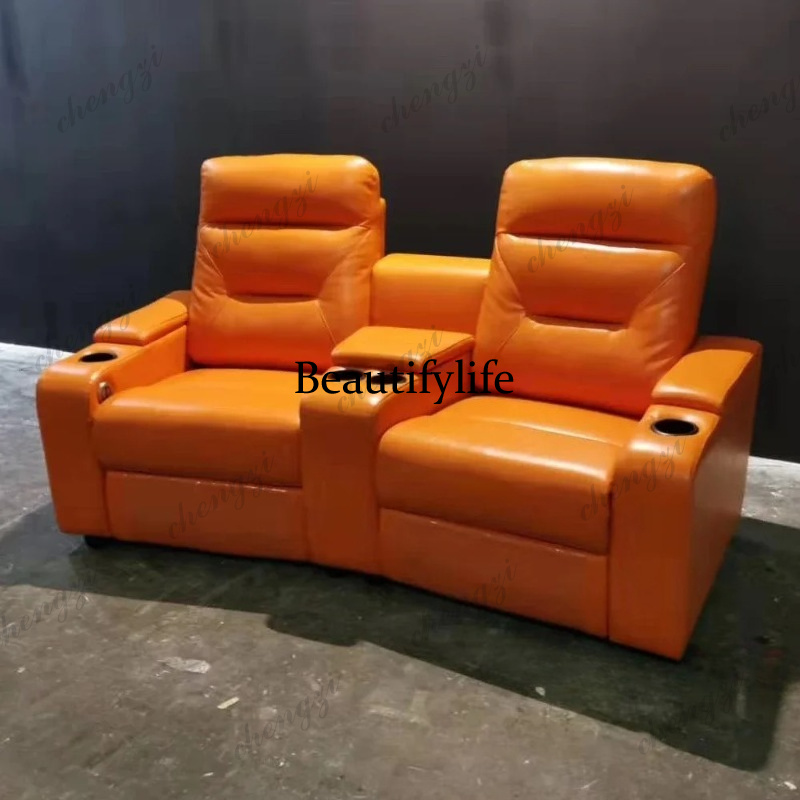 가죽 소파 세트, 전동 리클라이닝 시트 포함, 극장용  - Home Cinema Couch 리뷰 및 가격